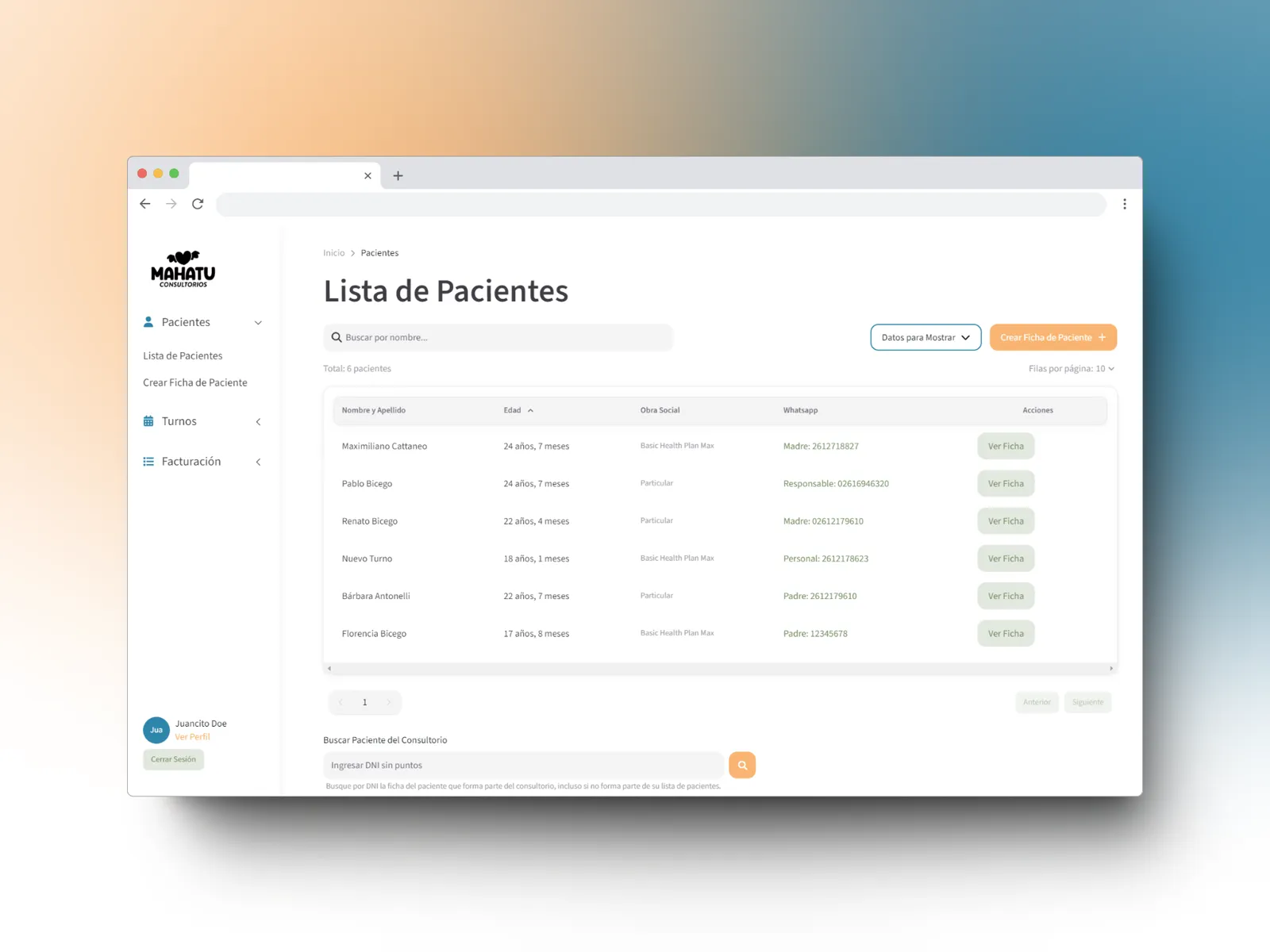Mahatu — calendario