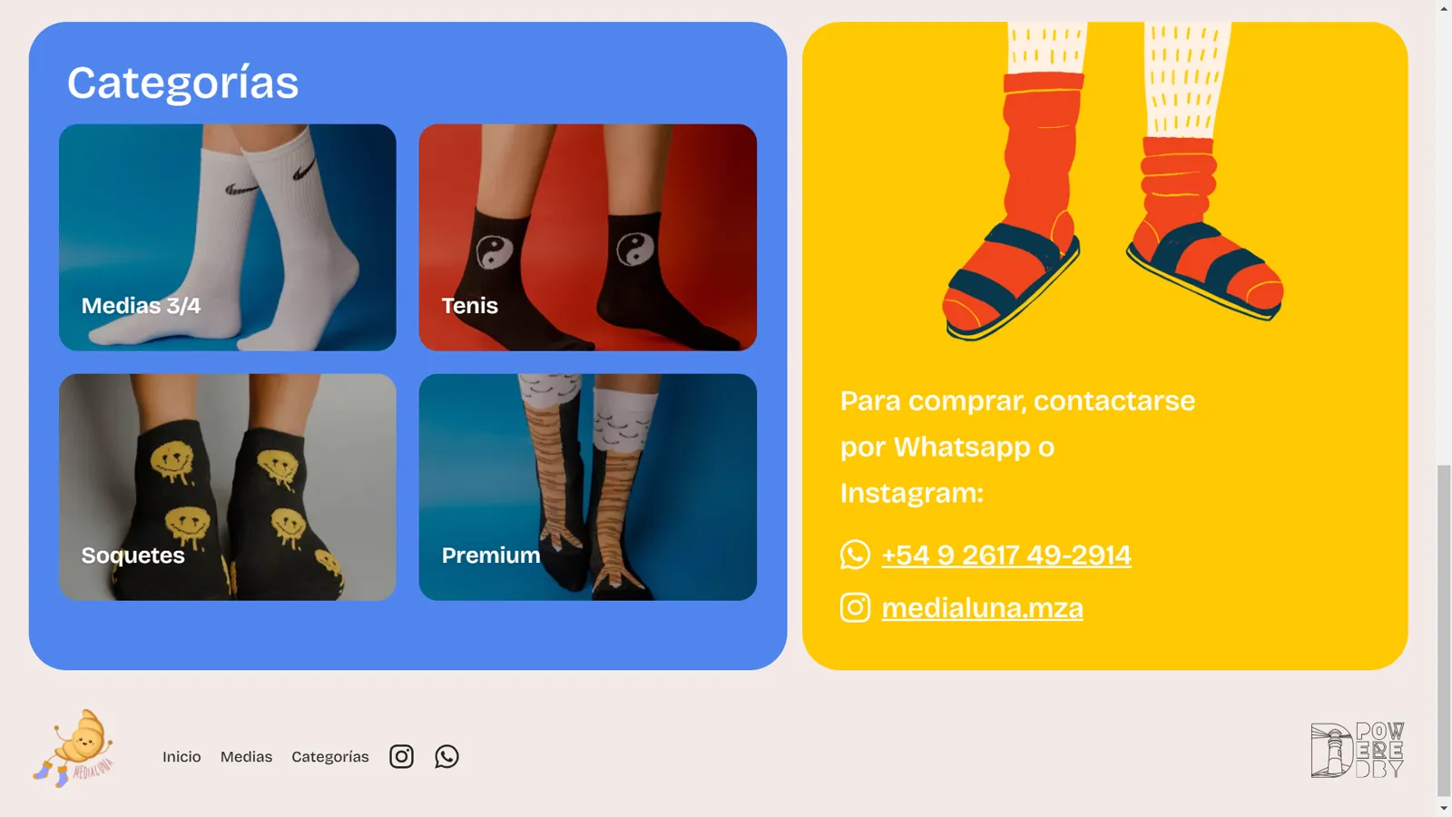 Medialuna — catálogo