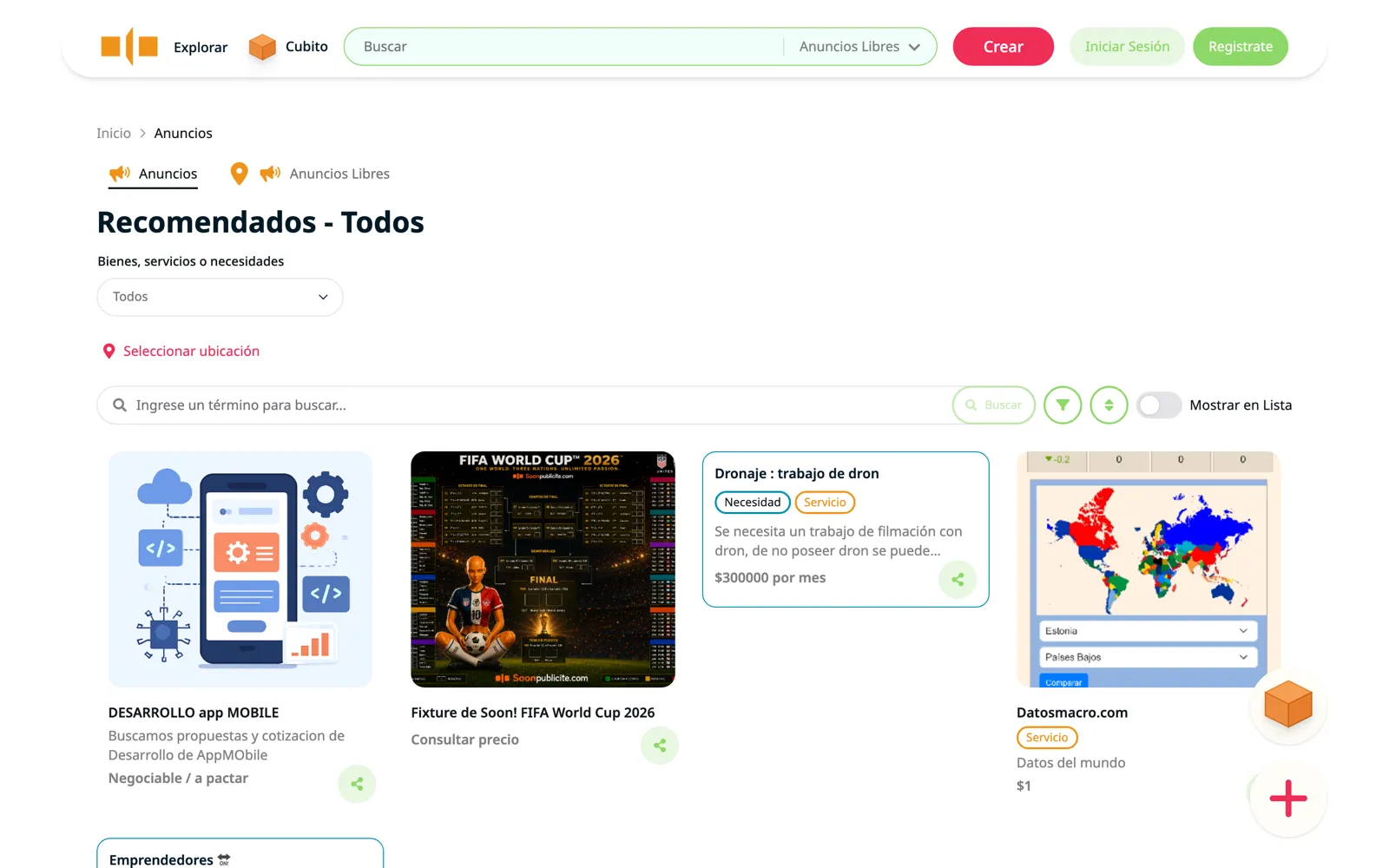 Publicité — anuncios